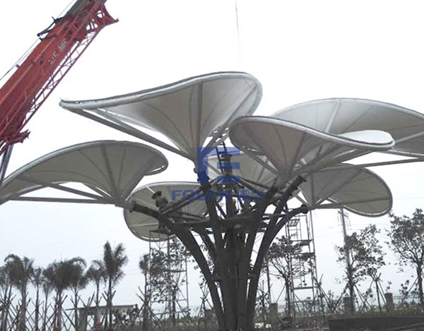 Hainan steel umbrella membrane structure